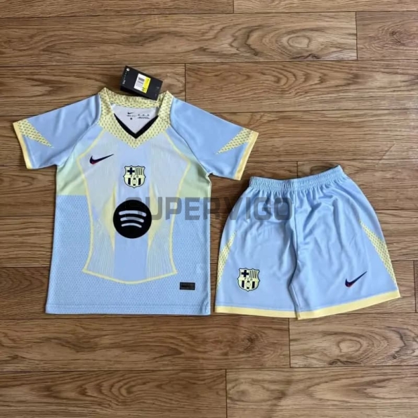 Camiseta Barcelona 2025/26 Azul Claro Niño Kit