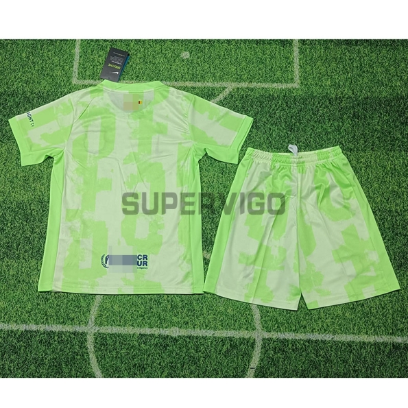 Camiseta Barcelona 2024/2025 Verde Niño Kit