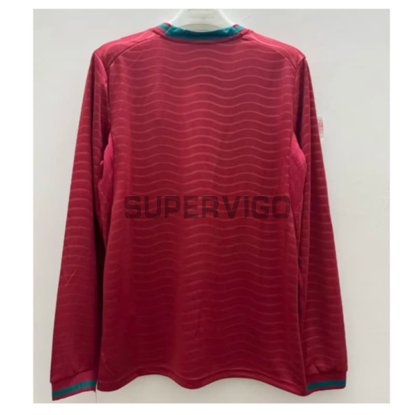 Camiseta Portugal Primera Equipación Mundial 2026 ML Rojo