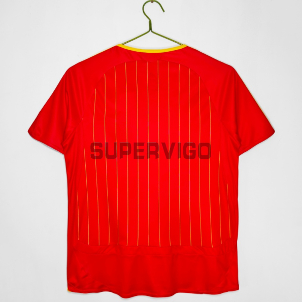 Camiseta España Primera Equipación Retro 2006 Rojo