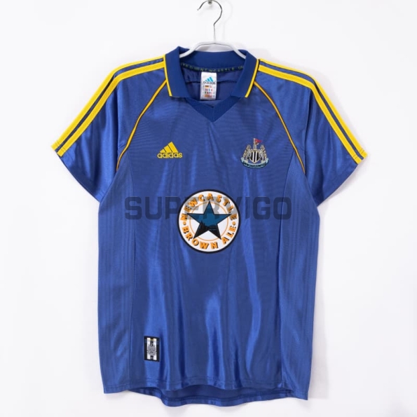 Camiseta Newcastle United Segunda Equipación Retro 1998/00 Azul