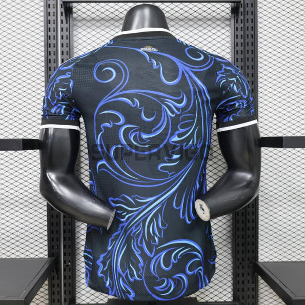 Camiseta Argentina Mundial 2026 Segunda Equipación Negro/Azul con FIFA2022 (EDICIÓN JUGADOR)