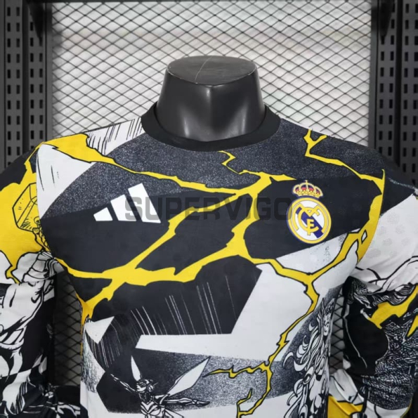 Camiseta Real Madrid x Marvel 2025/2026 ML Edición Especial (EDICIÓN JUGADOR)