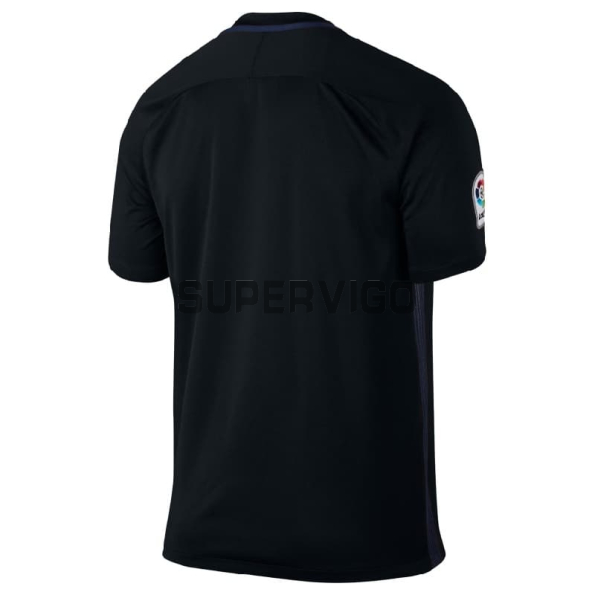Camiseta Atletico de Madrid Segunda Equipación Retro 2016/2017 Negro