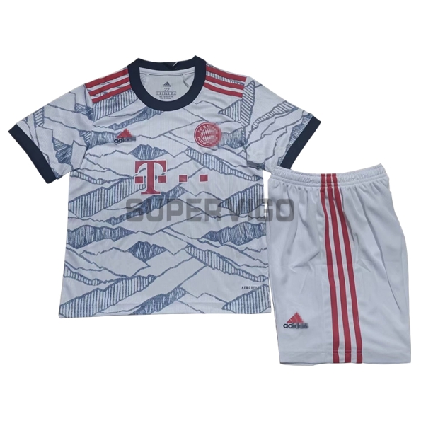 Camiseta Bayern Múnich Tercera Equipación 2021 2022 Niño Kit