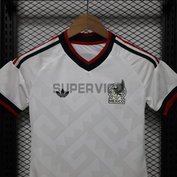 Camiseta México Segunda Equipación Mundial 2026 Blanco Mujer (EDICIÓN JUGADOR)
