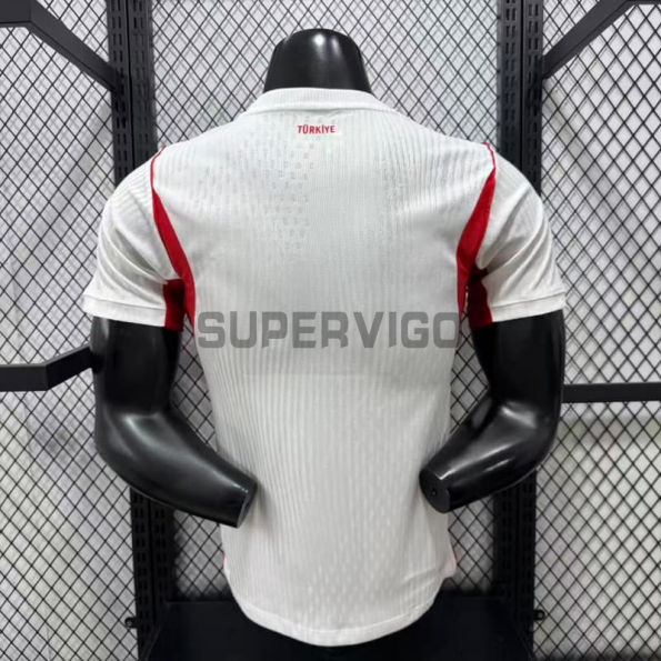 Camiseta Turquía Segunda Equipación Mundial 2026 Blanco (EDICIÓN JUGADOR)