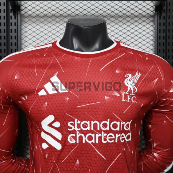 Camiseta Liverpool Primera Equipación 2026/2027 ML Rojo (EDICIÓN JUGADOR)