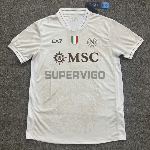 Camiseta Napoli Segunda Equipación 2025/2026 Blanco