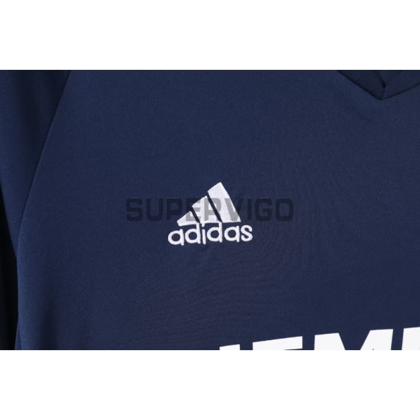 Camiseta Real Madrid Segunda Equipación Retro 2005/06 ML Azul Marino