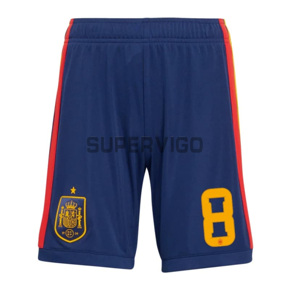 Camiseta Fabián 8 España Primera Equipación 2026 Rojo/Azul