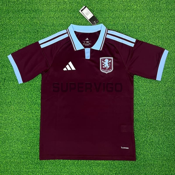Camiseta Aston Villa Primera Equipación 2026/2027 Borgoña