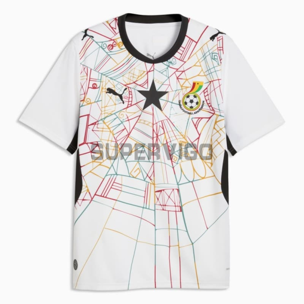 Camiseta Ghana Primera Equipación Mundial 2026 Blanco