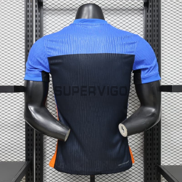Camiseta Inter de Milan 2025/2026 Cuarta Equipación Azul/Negro/Naranja (EDICIÓN JUGADOR)