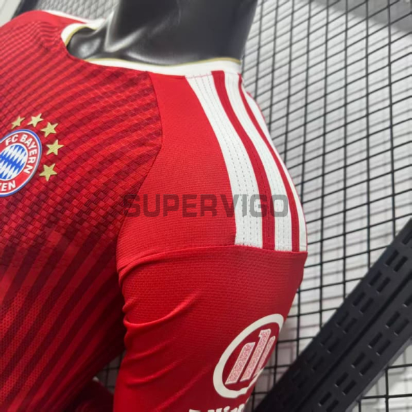 Camiseta Bayern Múnich Primera Equipación 2026/2027 ML Rojo (EDICIÓN JUGADOR)
