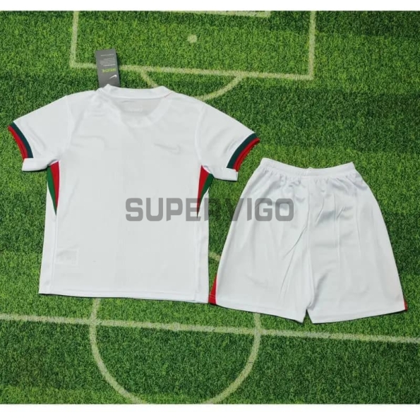 Camiseta Chelsea Segunda Equipación 2025/2026 Blanco Niño Kit