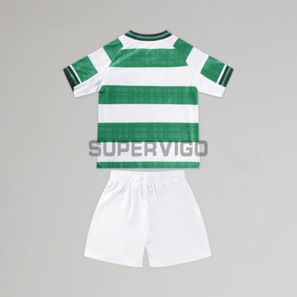 Camiseta Celtic Primera Equipación 2025/2026 Verde/Blanco Niño Kit