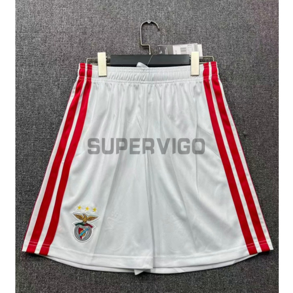 Pantalón Corto Benfica Primera Equipación 2026/2027 Blanco