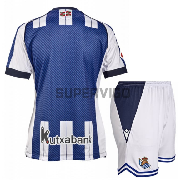 Camiseta Real Sociedad Primera Equipación 2025/2026 Niño Kit