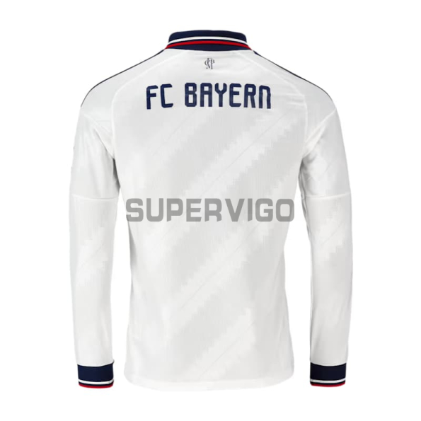 Camiseta Bayern Múnich Segunda Equipación 2026/2027 ML Blanco