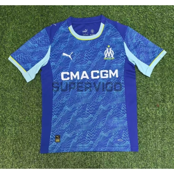 Camiseta Olympique Marsella Tercera Equipación 2025/2026 Azul