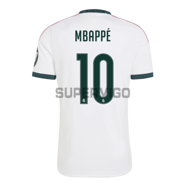 Camiseta MBAPPÉ 10 Real Madrid Primera Equipación 2026/2027 Blanco con Parche HP