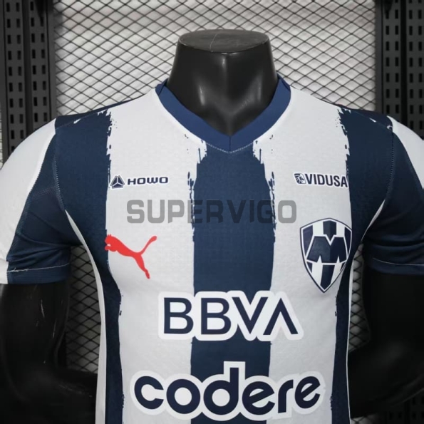 Camiseta Monterrey Primera Equipación 2025/2026 Azul Marino/Blanco (EDICIÓN JUGADOR)