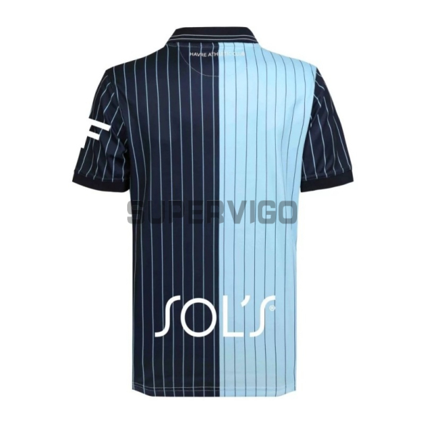 Camiseta Le Havre Primera Equipación 2025/2026 Azul Marino/Azul Cielo