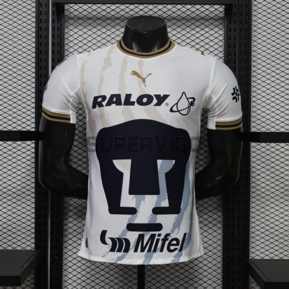 Camiseta Pumas UNAM Segunda Equipación 2026/2027 Blanco (EDICIÓN JUGADOR)