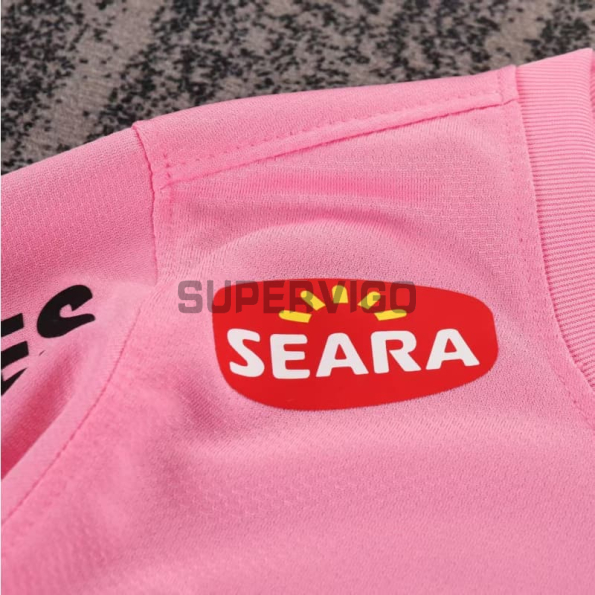 Camiseta Santos FC Retro 2013 ML Rosa Niño Kit