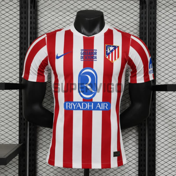 Camiseta Atlético de Madrid Primera Equipación 2025/2026 Rojo/Blanco/Azul (EDICIÓN JUGADOR)