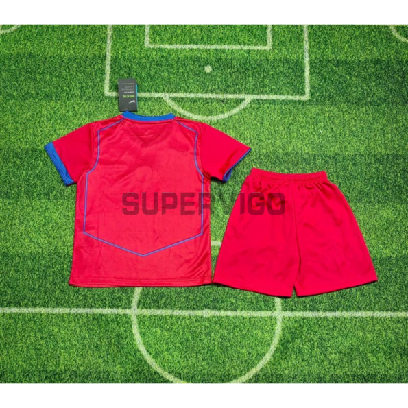 Camiseta PSG Tercera Equipación 2025/2026 con Estrella Rojo Niño Kit
