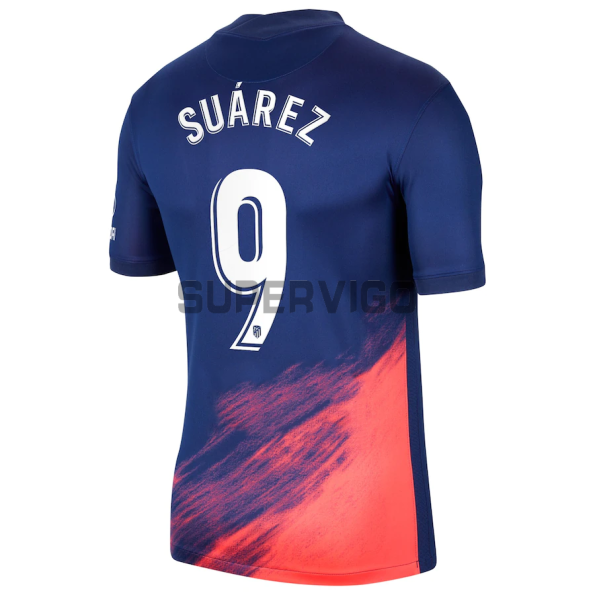 Camiseta Suárez 9 Atlético de Madrid Segunda Equipación 2021/2022