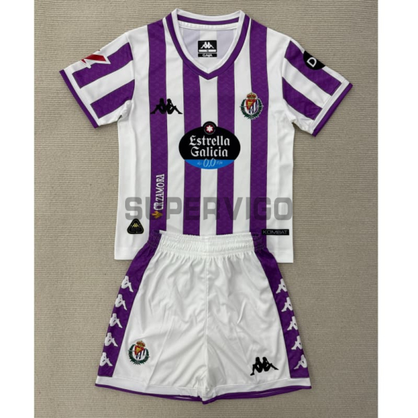 Camiseta Real Valladolid  Primera Equipación 2025/2026 Morado/Blanco con Parche La Liga