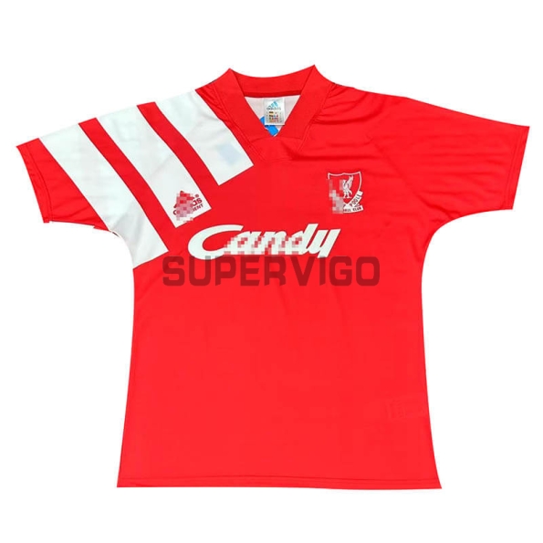 Camiseta Liverpool Primera Equipación Retro 1992/93
