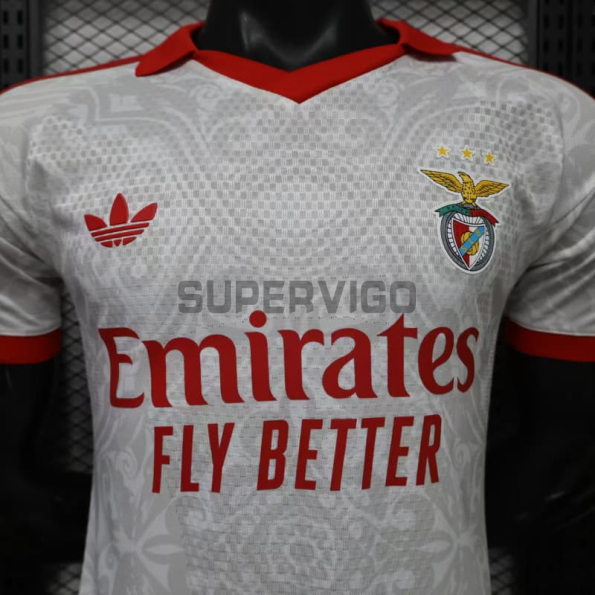 Camiseta Benfica Segunda Equipación 2026/2027 Blanco (EDICIÓN JUGADOR)