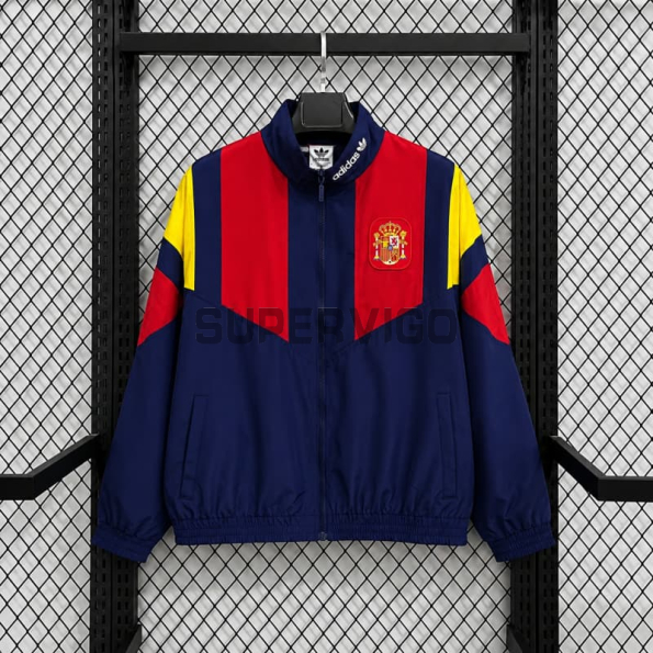 Cortavientos España 2026 Edición Rtero Rojo/Azul