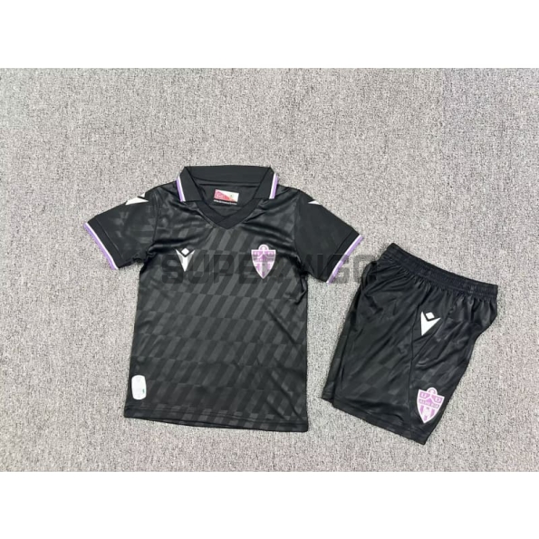 Camiseta UD Almería Tercera Equipación 2025/2026  Negro Niño Kit