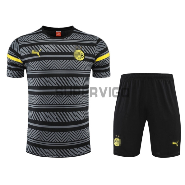 Camiseta de Entrenamiento Borussia Dortmund 2022 2023 Kit Negro