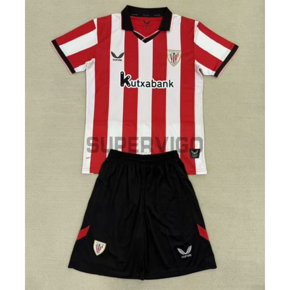 Camiseta Athletic de Bilbao Primera Equipación 2025/2026 Rojo/Blanco