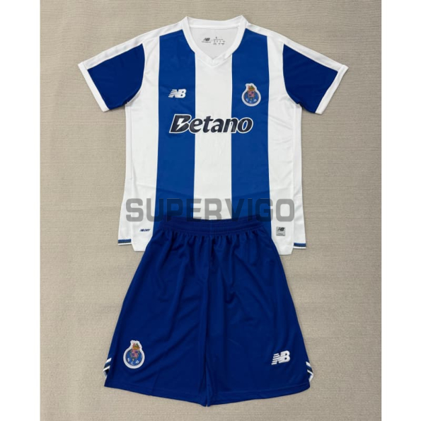 Camiseta Porto Primera Equipación 2026/2027 Azul/Blanco Niño Kit