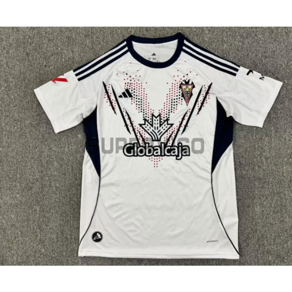 Camiseta Albacete 2025/2026 Primera Equipación Blanco con Parche La Liga