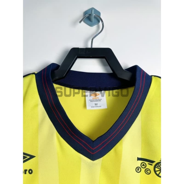 Camiseta Arsenal Segunda Equipación Retro 1983/86 Amarillo
