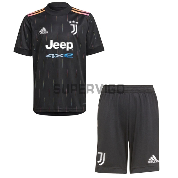Juventus Kid's Soccer Jersey Away Kit 2021/2022