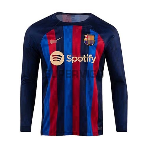 Barcelona Soccer Jersey Long Sleeve Home 2022/2023
