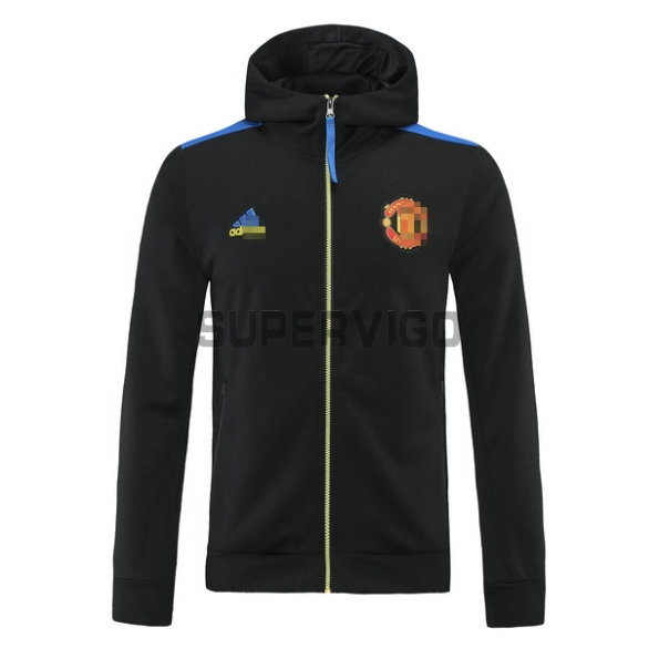 Chaqueta Manchester City 2021/2022 Con Capucha Negro/Verde