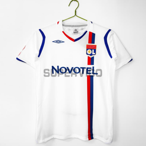 Camiseta Lyon Primera Equipación Retro 2008/09 Blanco