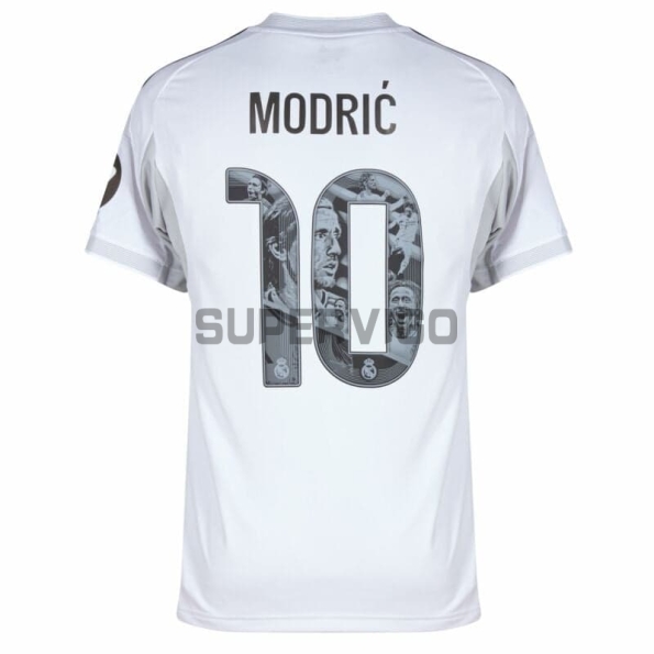 Camiseta MODRIĆ 10 Real Madrid Primera Equipación 2025/2026 Blanco (EDICIÓN JUGADOR)