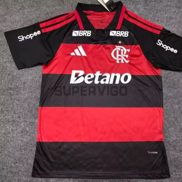 Camiseta Flamengo Primera Equipación 2026/2027 Rojo/Negro