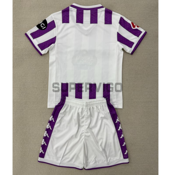Camiseta Real Valladolid  Primera Equipación 2025/2026 Morado/Blanco con Parche La Liga